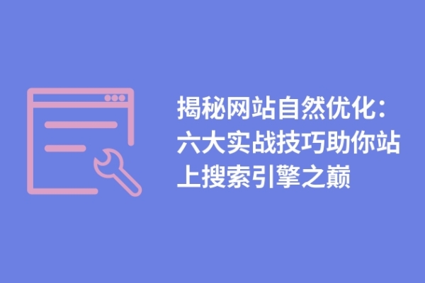 揭秘網(wǎng)站自然優(yōu)化：六大實(shí)戰(zhàn)技巧助你站上搜索引擎之巔