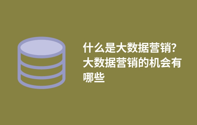 什么是大數(shù)據(jù)營銷？大數(shù)據(jù)營銷的機(jī)會有哪些