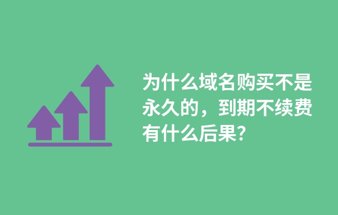 為什么域名購買不是永久的，到期不續(xù)費(fèi)有什么后果？